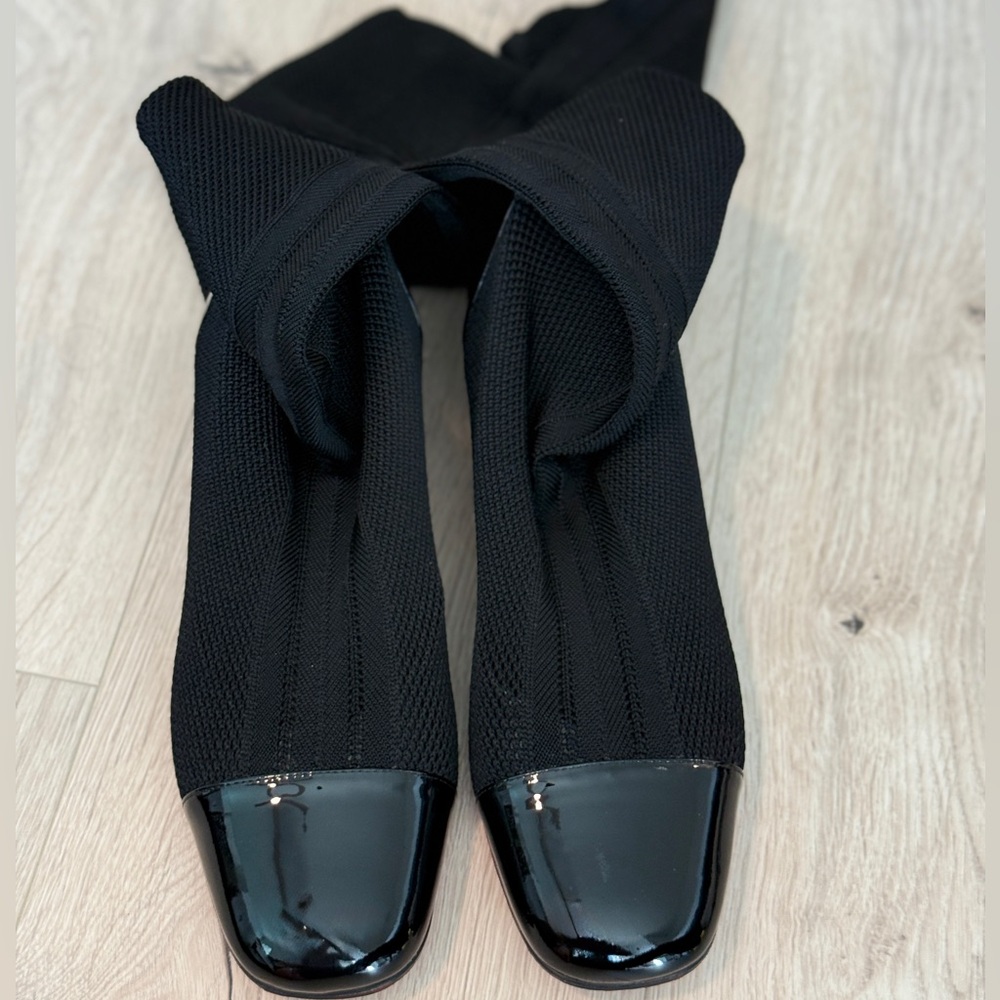 Christian Louboutin Black Over the Knee Boots